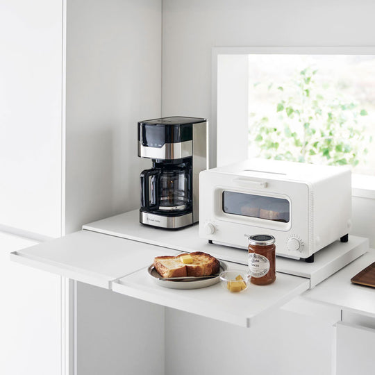 tower（タワー）キッチン家電下スライドテーブル W80 ホワイト