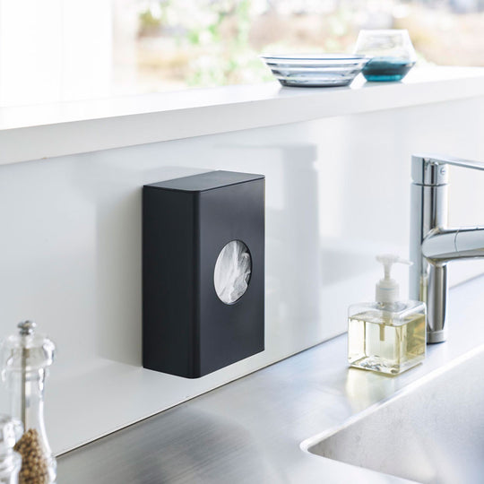 tower（タワー）マグネット水切りネットホルダー ブラック