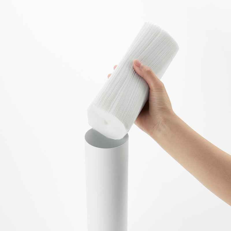 tower（タワー）ボトル型蓋付きティッシュケース ホワイト