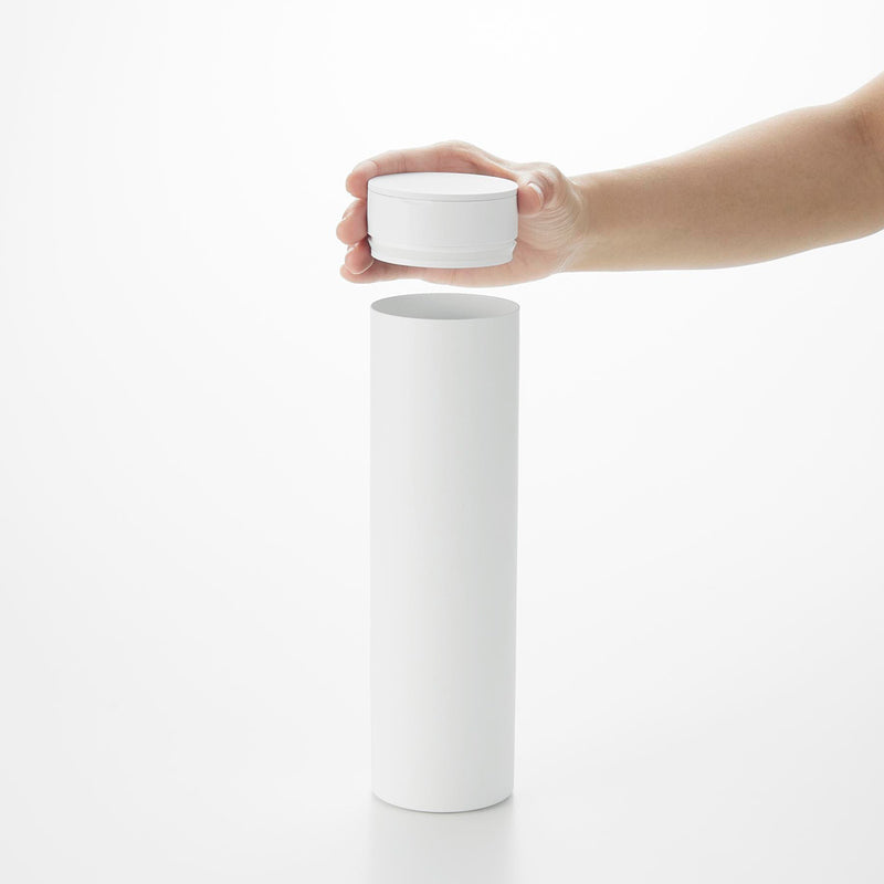tower（タワー）ボトル型蓋付きティッシュケース ホワイト