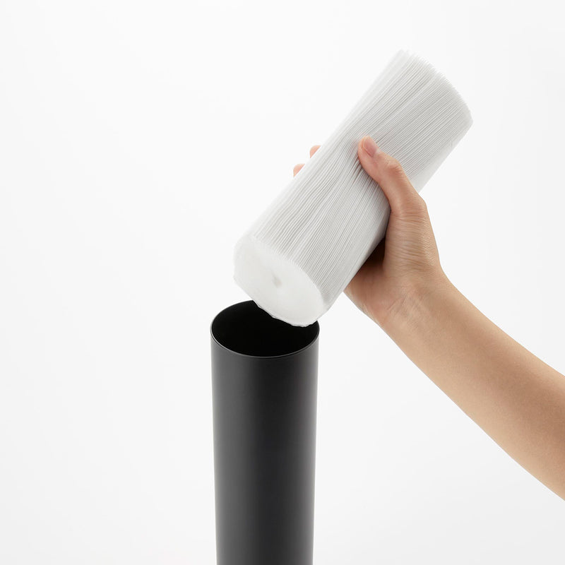 tower（タワー）ボトル型蓋付きティッシュケース ブラック