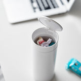 tower（タワー）ボトル型蓋付きゴミ箱 ホワイト