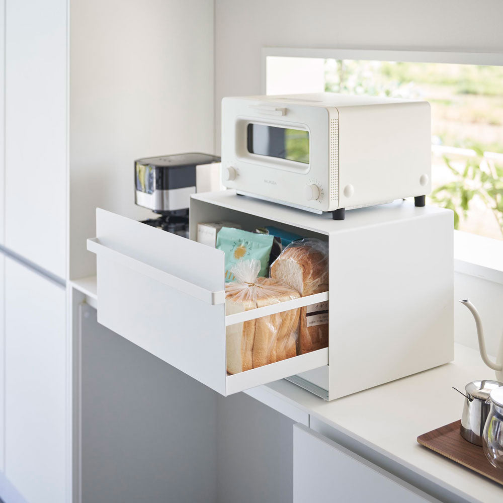 TOWER（タワー）ブレッドケース 引き出し型 2段 ホワイト 1857