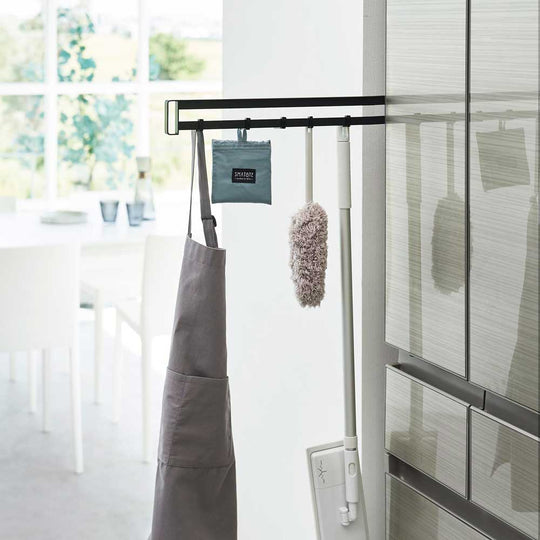 tower（タワー）マグネット冷蔵庫横隠せるスライドフック ブラック