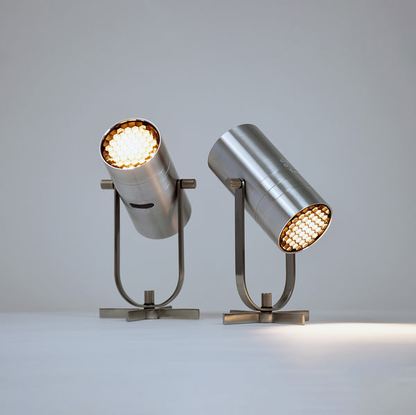 MoriMori(モリモリ) LED スポットライトスピーカー シルバー ペア