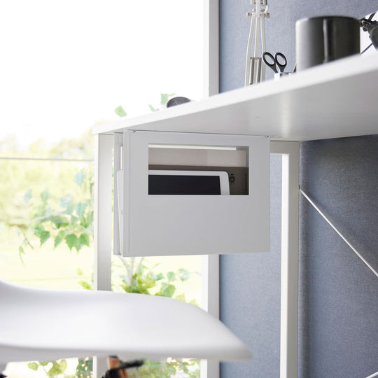 tower（タワー）デスク下A4ファイル収納ホルダー ホワイト