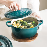 LE CREUSET(ル・クルーゼ) ココット・ロンド オレンジ (内面：マットブラック)