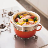LE CREUSET(ル・クルーゼ) ココット・ロンド オレンジ