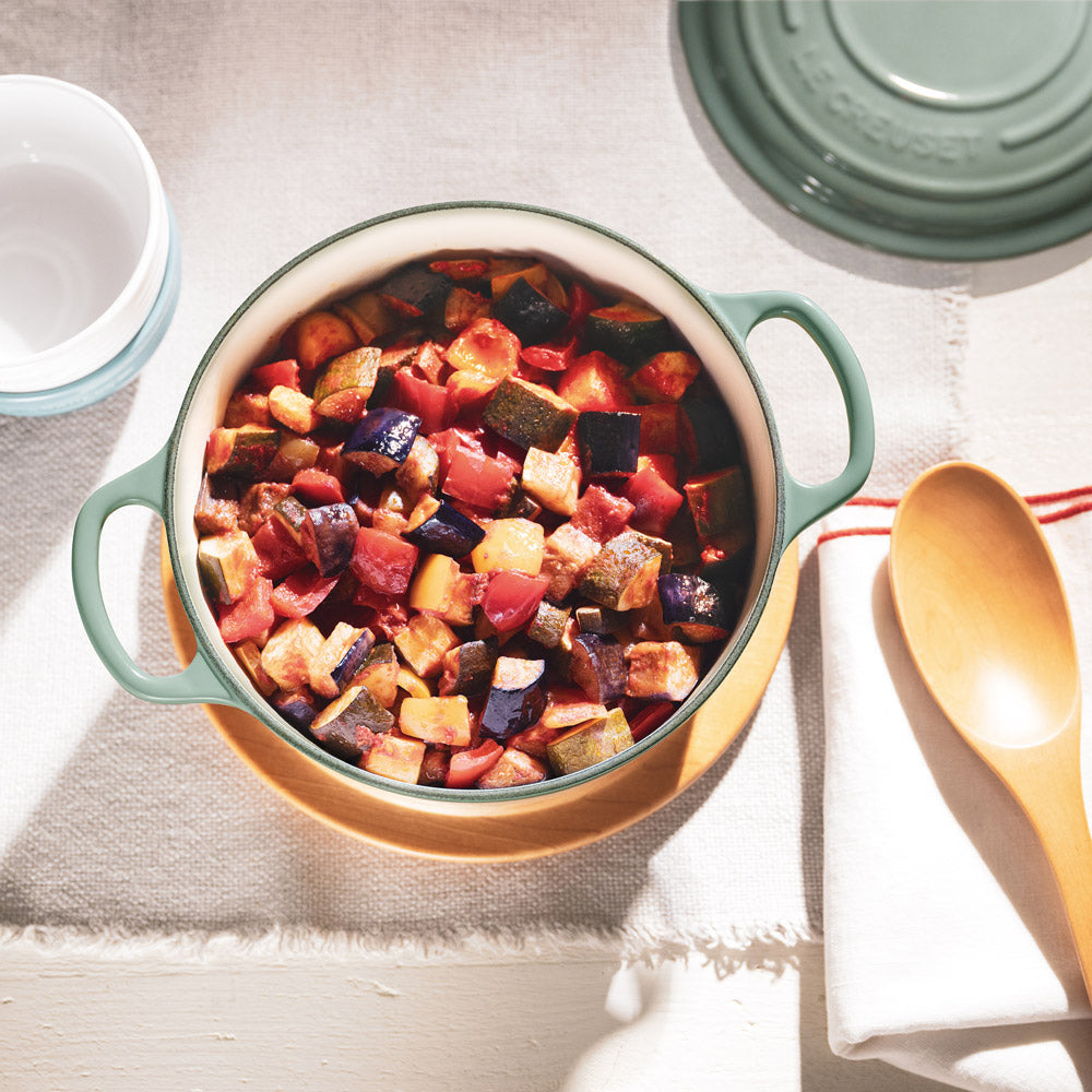 LE CREUSET(ル・クルーゼ) ココット・ロンド シーソルト |キッチン用品