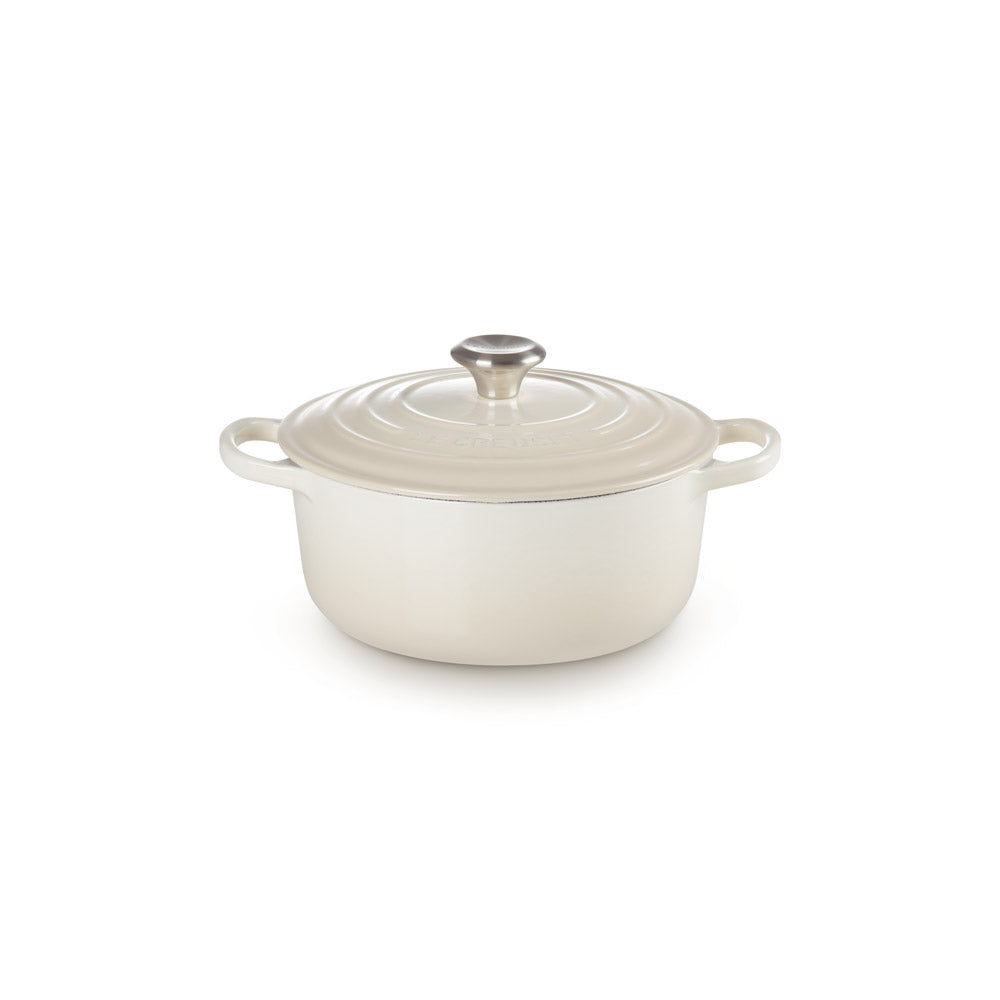 【けーき】 【美品】ル・クルーゼ ココット・ロンド 22cm メレンゲ LE CREUSET(ル・クルーゼ) ココット・ロンド メレンゲ |キッチン用品