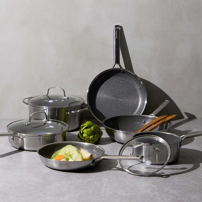 グリーンパン Apex（エーペックス）深型フライパン24cm ガラス蓋付き