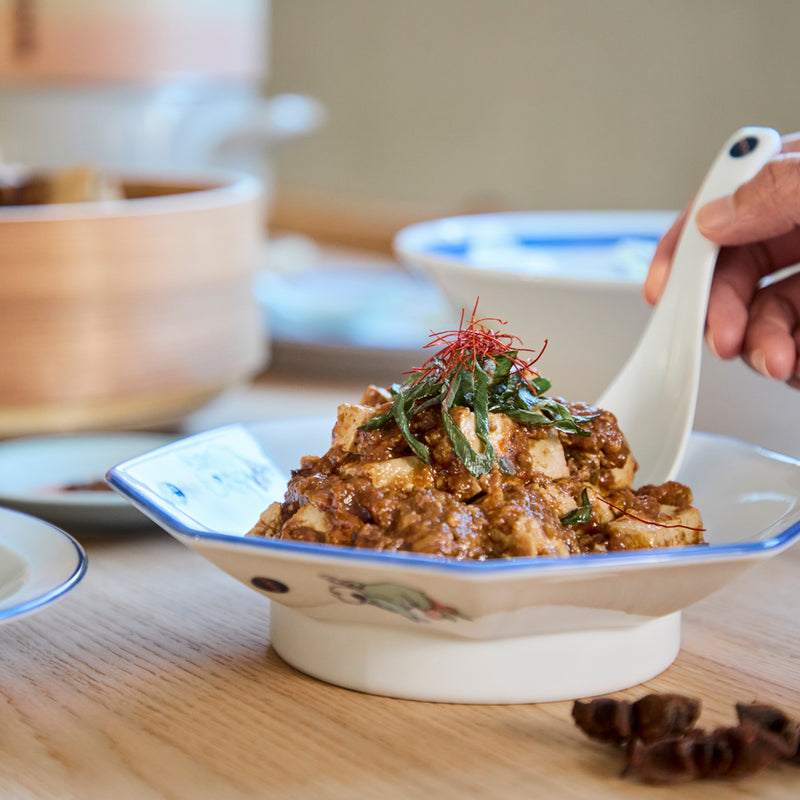 EDITIONS(エディションズ) KARAKO 八角高台プレート 白磁 21364