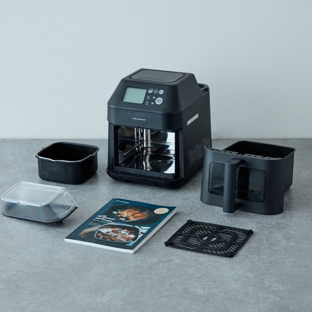 recolte(レコルト) ハイスチームエアーオーブン ナチュラルブラック