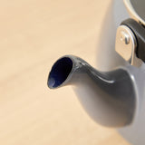 富士ホーロー 2.5L ガラス蓋ケトル ブルー（オンライン限定)