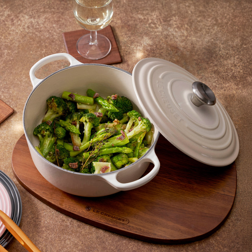 LE CREUSET(ル・クルーゼ) ココット・ロンド メレンゲ |キッチン用品