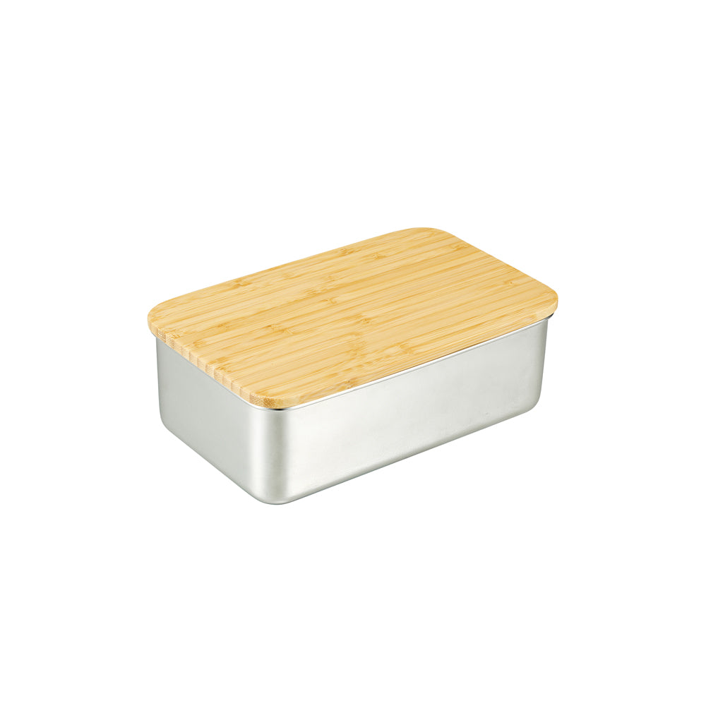 ののじ ステンレスランチボックス レクタングル シルバー NLR0950-SB