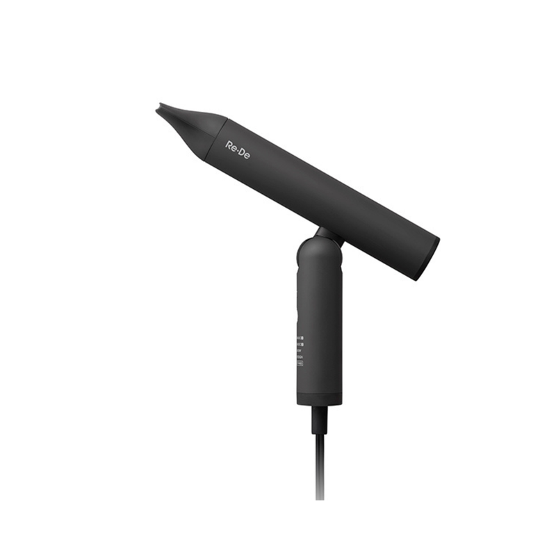 Re・De (リデ) Hairdry⁺ ヘアドライヤー ブラック DR02A-BK |キッチン