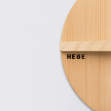 HEGE(ヘゲ)  Ф250直火鍋(木蓋付き)Wrapping Set シルバー