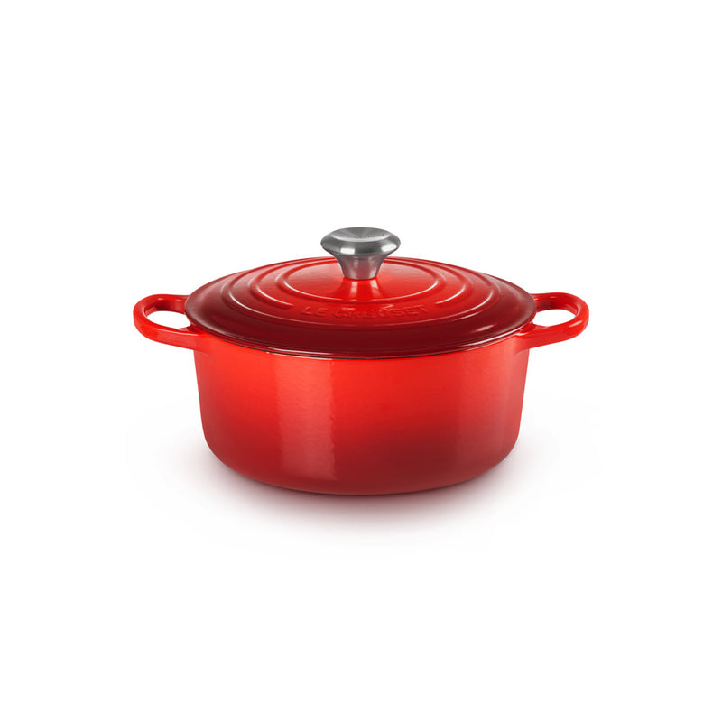 LE CREUSET(ル・クルーゼ) ココット・ロンド チェリーレッド |キッチン