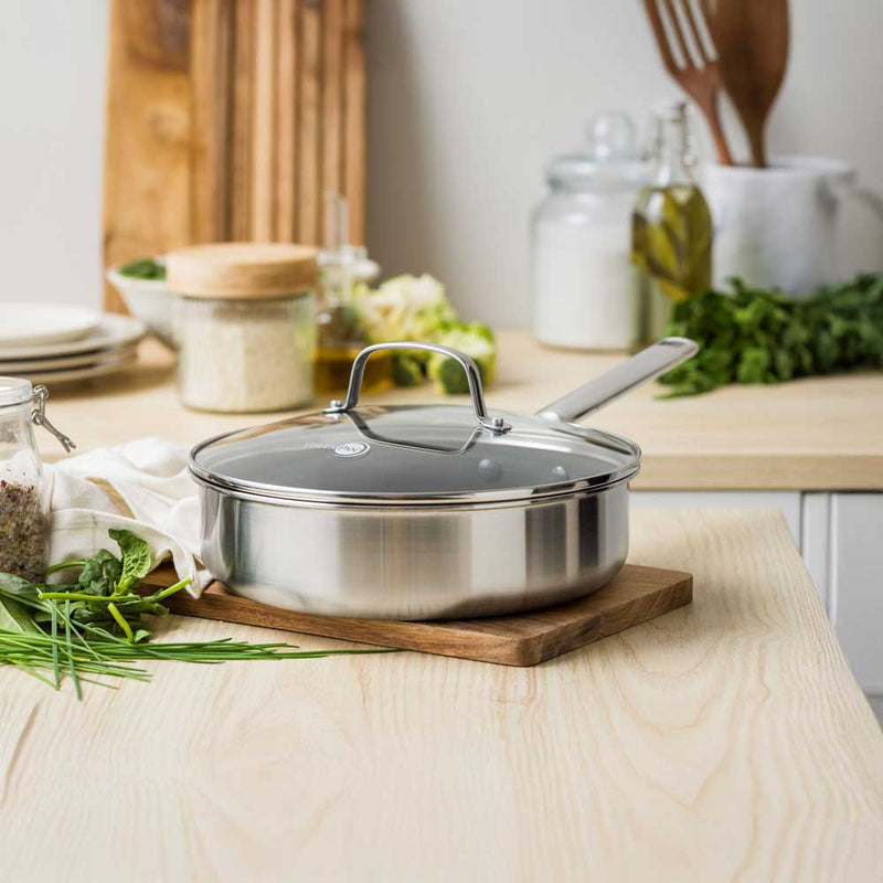 グリーンパン Apex（エーペックス）深型フライパン24cm ガラス蓋付き