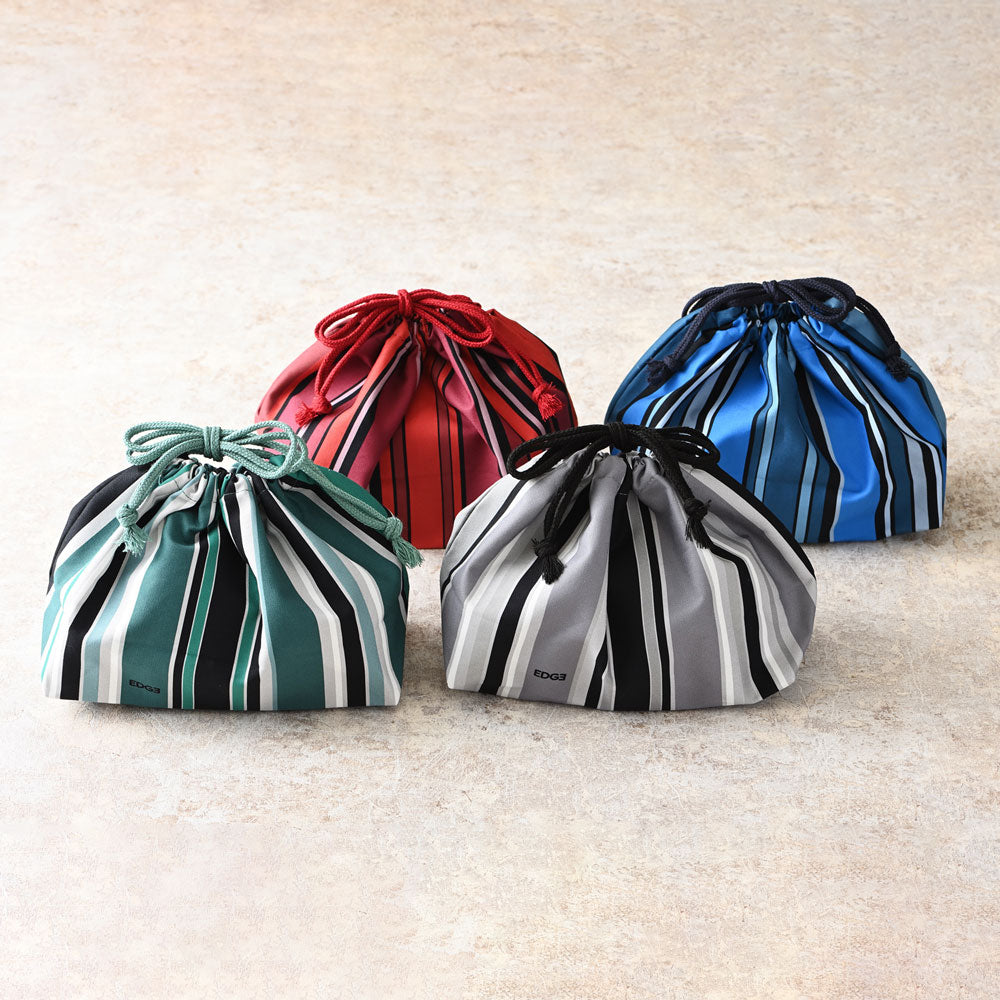 YELLOW STUDIO(イエロースタジオ)'25 EDGE 保冷ランチ巾着 ブルー