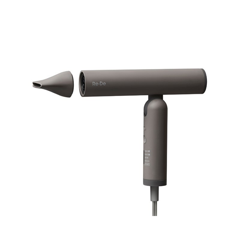 未使用　ReDe ヘアドライヤー ヒュッゲグレー Re・De (リデ) Hairdry⁺ ヘアドライヤー ヒュッゲグレー DR02A-HG