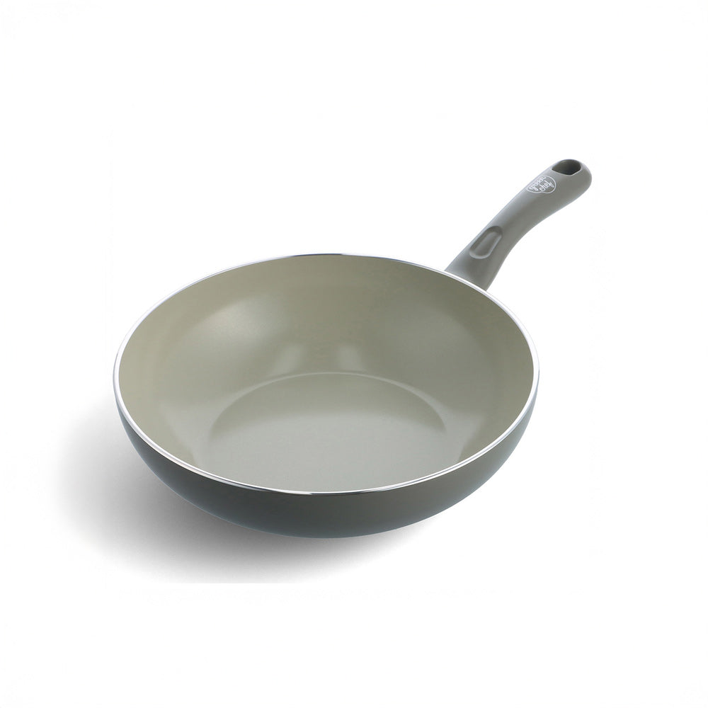GREENCHEF(グリーンシェフ) アースカラー ウォックパン 28cm クォーツ