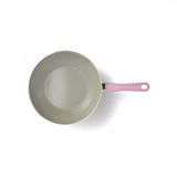 【SALE】GREENCHEF(グリーンシェフ) アースカラー ウォックパン 28cm クォーツピンク