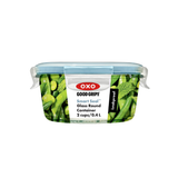 OXO(オクソー) スマートシールコンテナ (ガラス) ラウンド ブルー