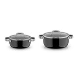 WMF(ヴェーエムエフ) フュージョンテック ミネラルプロ ローキャセロール ブラック