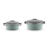 WMF(ヴェーエムエフ) フュージョンテック ミネラルプロ ローキャセロール エメラルド