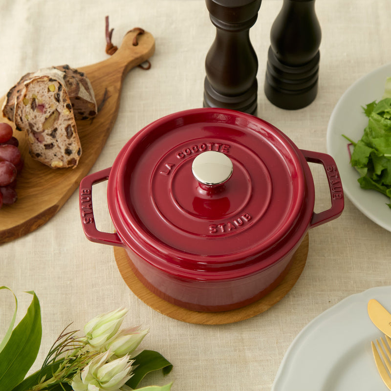 STAUB(ストウブ） ピコ・ココット ラウンド ボルドー