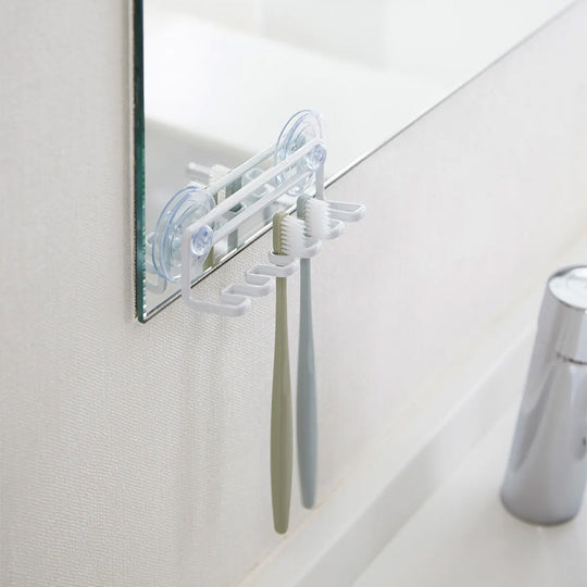 tower（タワー）吸盤トゥースブラシホルダー 5連 ホワイト