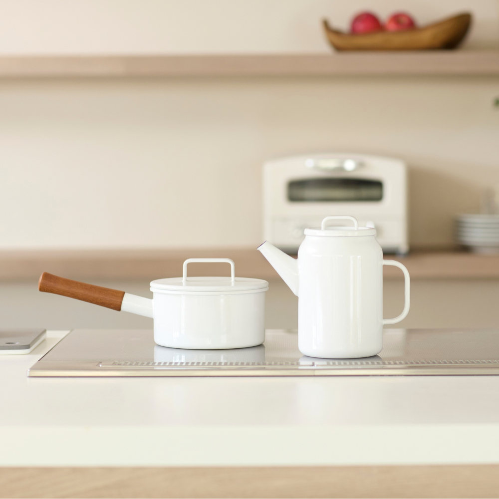 365methods ホーローケトル myPOT ホワイト YY-MY1.6K.W |キッチン用品