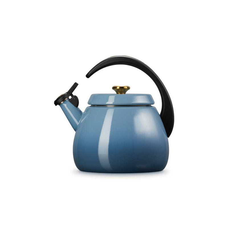 LE CREUSET（ル・クルーゼ）クロシェ・ケトル シャンブレー (ゴールドツマミ)