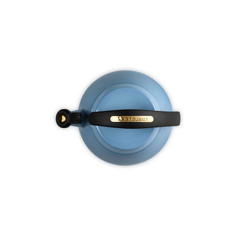 LE CREUSET（ル・クルーゼ）クロシェ・ケトル シャンブレー (ゴールドツマミ)