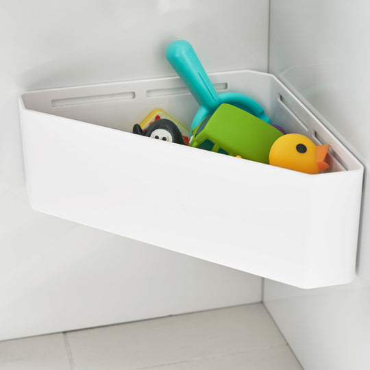 tower（タワー）マグネットバスルーム コーナーおもちゃラック ホワイト