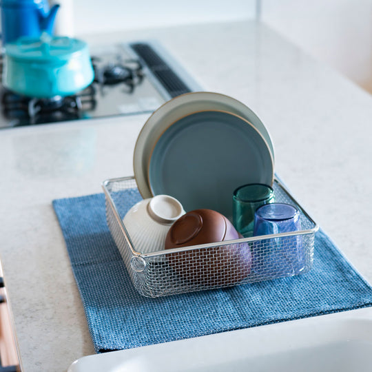 bws SELECTION（ビーワースセレクション）すっきり暮らす水切りかご スクエアタイプ