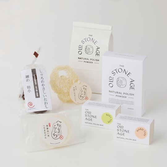 THE OLD STONE AGE バー・パウダー・たわし石けんセット