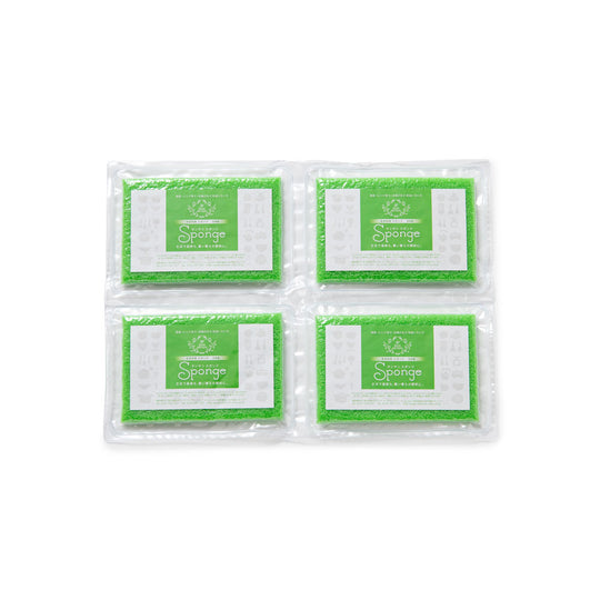 サンサンスポンジ ノーマル 4個セット グリーン