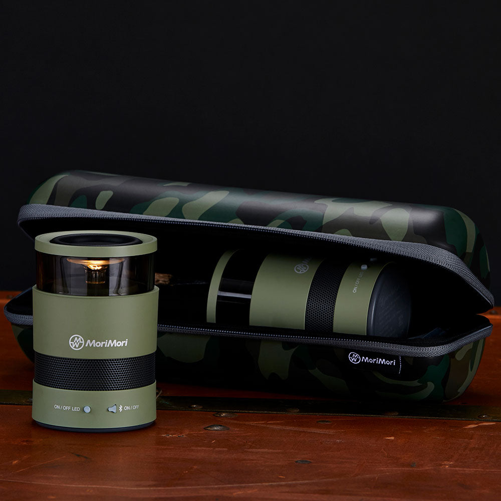 MoriMori LED W Speaker ダブルスピーカー CAMO MoriMori(モリモリ) LED ダブルスピーカー CAMO カモフラ FWS-1703-CM