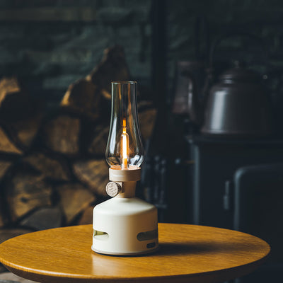 MoriMori(モリモリ) LEDランタンスピーカーS1 BEACH HOUSE (ホワイト)