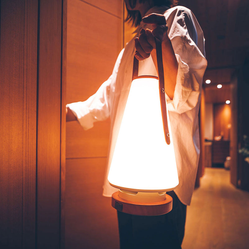 MoriMori(モリモリ) LEDランタンスピーカーROOMS レザーハンドル