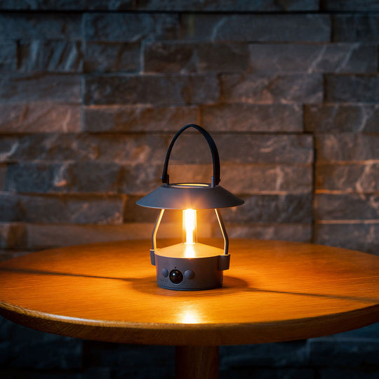 MoriMori(モリモリ) LED ランタン MINIMO (ダークグレイ)