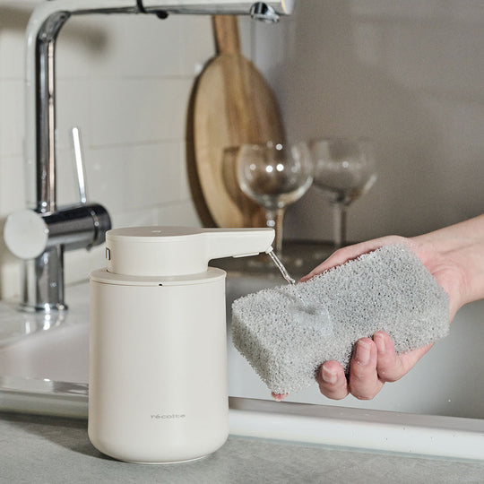 recolte(レコルト) 充電式オートディスペンサー液体用 ナチュラルホワイト