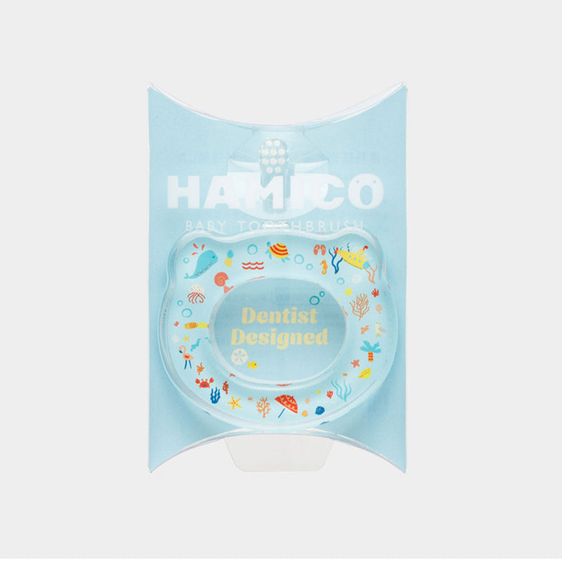 HAMICO(ハミコ)  BABY TOOTHBRUSH(ベビーハブラシ) SHERBETCOLOR オーシャン