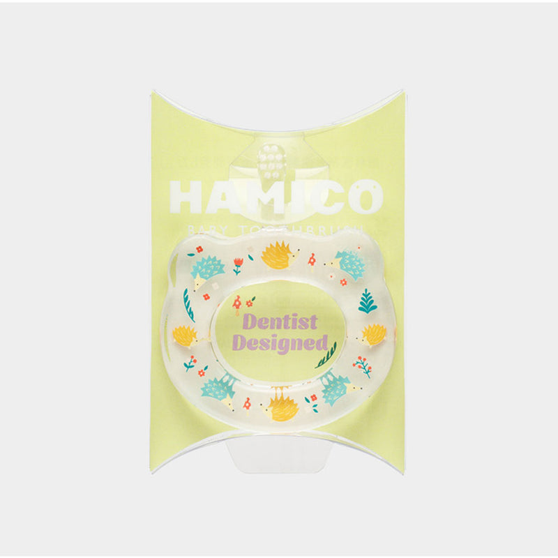 HAMICO(ハミコ)  BABY TOOTHBRUSH(ベビーハブラシ) SHERBETCOLOR ハリネズミ