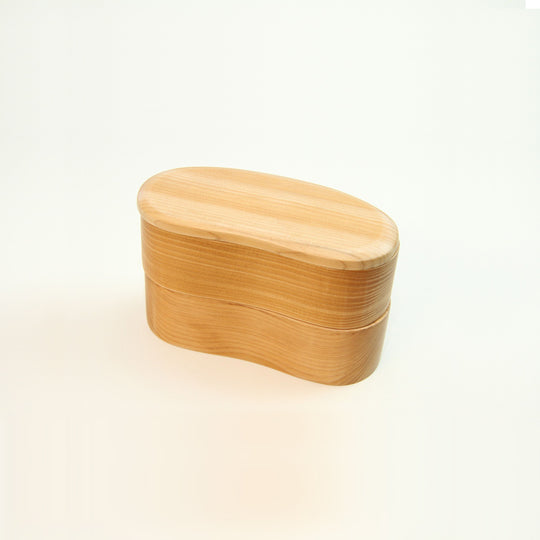 くり抜き弁当箱2段 豆型