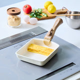 【単品】グリーンパン クリックシェフ 着脱式木目調ハンドル ライトブラウン