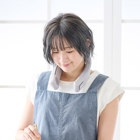 Toffy（トフィー）Happy Collection ひんやりネックファン グレー